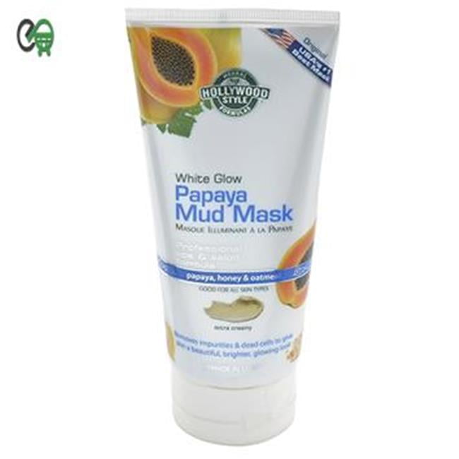Hollywood Style 51301 White Glow Papaya Mud Mask in Jar, 11 oz Babor Skinovage Perfect Combination Pore Refiner 50ml(1.7oz) Fresh EXP 4_19-02